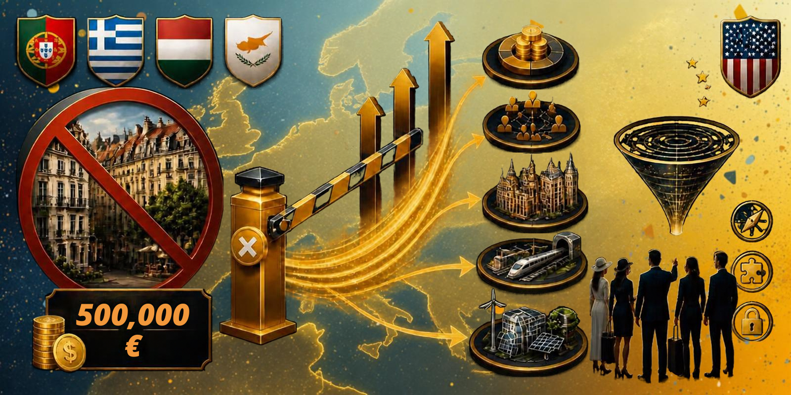 The End of the €500k Market: Navigating Europe’s New Golden Visa Landscape